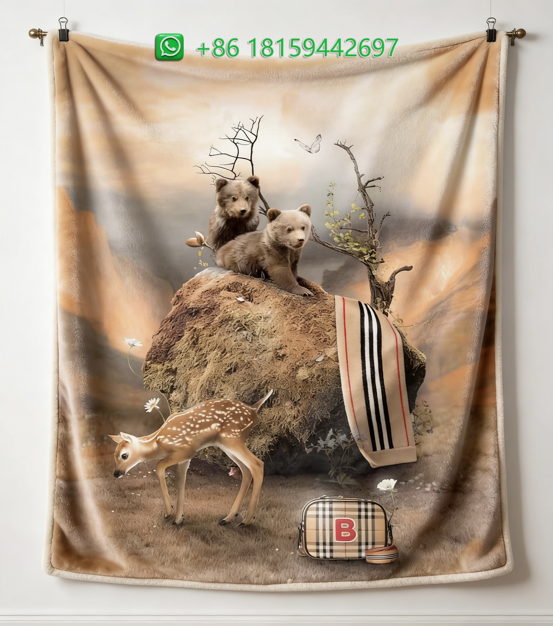 Burberry Throw Blankets